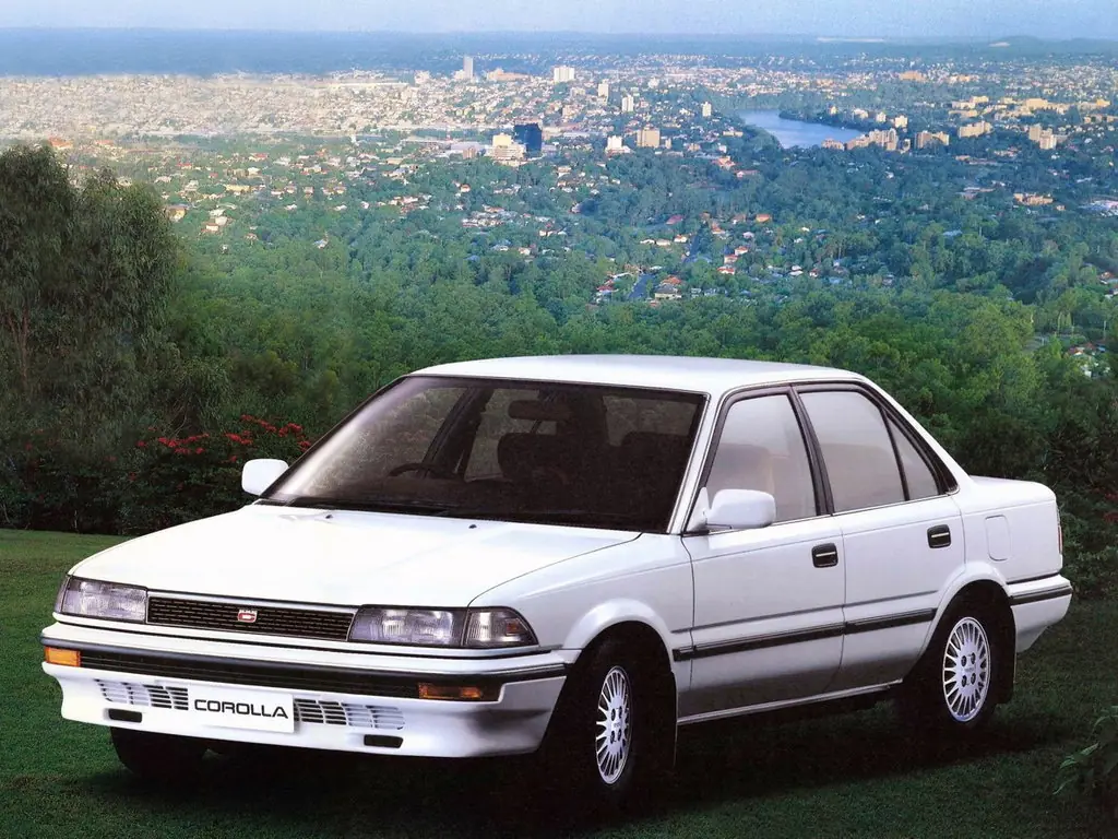 Toyota Corolla (AE91, AE92, AE95, EE90, CE90) 6 поколение, седан (05.1987 - 04.1989)